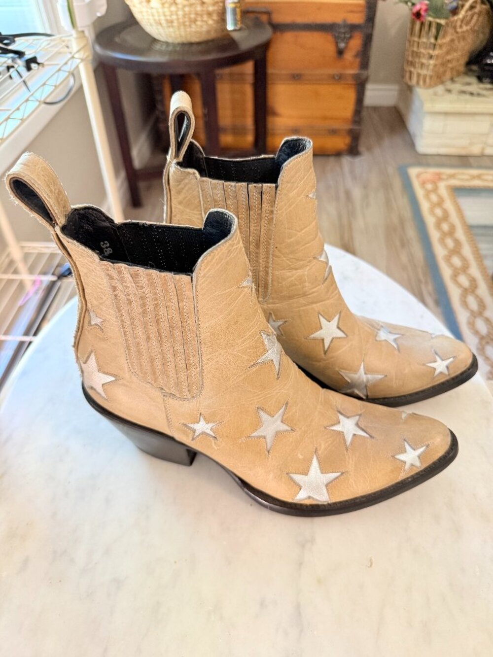 MEXICANA Stars, Ankle Boots Size 8